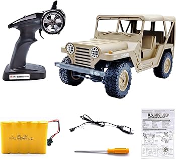 【新品未使用品】JEEP Military 1/10 RTR ジープ JJRC C8815 RTR 1/10 2.4G 4WD RC Car Willys Military Truck